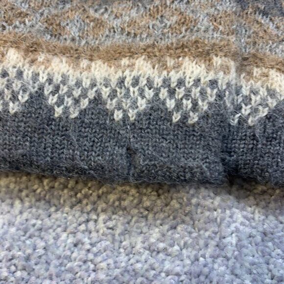 Knight of New Zealand 100% Alpaca Cardigan Sweater Hand Knit Women's Size M - Picture 11 of 11